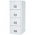 Phoenix Dossierkast met Sleutelslot FS2264K 62L 1405 x 530 x 805 mm Wit