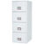 Phoenix Dossierkast met Sleutelslot FS2264K 62L 1405 x 530 x 805 mm Wit