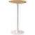 Paperflow Bartafel met Wit, beuken melamine, ABS & stalen blad en frame Easy Desk 600 x 600 x 1100 mm