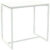 Paperflow Rechthoekige Hoge Tafel met Wit Melamine Bovenblad en Wit Frame easyDesk 1140 x 750 x 1100mm