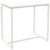 Paperflow Rechthoekige Hoge Tafel met Wit Melamine Bovenblad en Wit Frame easyDesk 1140 x 750 x 1100mm