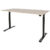 Schaffenburg Zit-sta bureau Dextro Basic Lindberg eiken, zwart 1600 x 800 mm