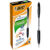 BIC Atlantis Classic balpen zwart Medium 0,4 mm 12 stuks