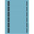 Leitz PC Printbare Zelfklevende Rugetiketten 1686 Voor Leitz 1050 Ordners Blauw 39 x 192 mm 150 Stuks