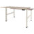 Schaffenburg Zit-sta bureau Dextro Plus desk 180×80 robson oak 25mm-wit