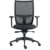 euroseats Bureaustoel met Height Adjustable Seat Curve Stof, Mesh Zwart