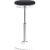euroseats Sit Stand Stool Mango Stof Wit, Zwart