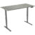 euroseats Zit-sta bureau 2-motor Grijs 1.800 x 800 x 620 – 1.250 mm grijs tabletop oxyd 180 x 80