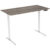 euroseats Zit-sta bureau 2-motor Eiken 1.800 x 800 x 620 – 1.250 mm wit tabletop logan 180 x 80