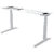 Fellowes Zit-sta bureau frame Levado Zilver 698,5 x 1525,6 x 1257 mm
