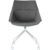 Paperflow Bezoekersstoel met armleuning LUGE Antraciet, wit 2 stuks