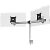 Durable Dubbele monitorarm voor 2 schermen met bureauklem 508523 Zilver Aluminium 445 x 780 x 190 mm