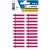 HERMA Arrow Multifunctionele etiketten Luminous Rood 38 x 7 mm 4143-10 10 Pakken à 880 Etiketten