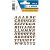 HERMA 4192 Letter A-Z Etiketten 8 mm Goud 10 Pak van 610 Etiketten