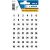HERMA Numerieke 1-240 Etiketten 4124 Wit A4 Ø12 mm 10 Pak van 2400 Etiketten