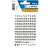 HERMA 4155 Numerieke 1-100 Etiketten 5 mm Zwart 10 Pak van 2500 Etiketten