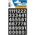 HERMA 15558 Numerieke 0-9 Etiketten 15 mm Wit 10 Pak van 360 Etiketten