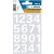 HERMA 4170 Numerieke 0-9 Etiketten 25 mm Wit 10 Pak van 320 Etiketten