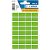 HERMA 3645 Multifunctionele etiketten Groen 12 x 18 mm 10 Pakken à 1600 Etiketten
