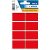 HERMA 3692 Multifunctionele etiketten Rood 25 x 40 mm 10 Pakken à 400 Etiketten