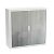 Paperflow Roldeurkast Roller Grijs, wit 1.100 x 415 x 1.040 mm