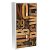 Paperflow Roldeurkast Nummers en letters Kleurenassortiment 1.100 x 415 x 2.040 mm