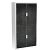 Paperflow Roldeurkast Donker Zwart, wit 1.100 x 415 x 2.040 mm