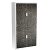 Paperflow Roldeurkast Oud leer Zwart, wit 1.100 x 415 x 2.040 mm