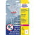 Avery L8013-10 Antimicrobiële etiketten 210 x 297 mm Transparant 10 Vellen à 4 Etiketten
