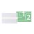 3L Visitekaarthouder 10711 Transparant PLA polylactisch zuur 9,5 x 0,5 x 6 cm 10 Stuks
